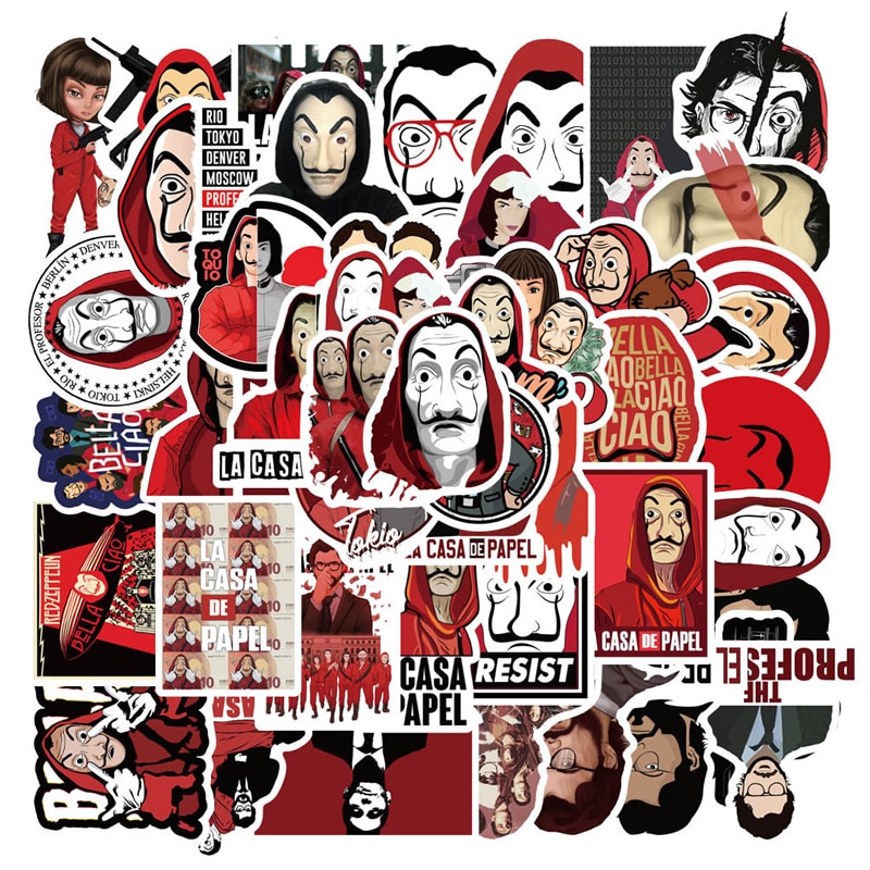 La Casa De Papel Stickers