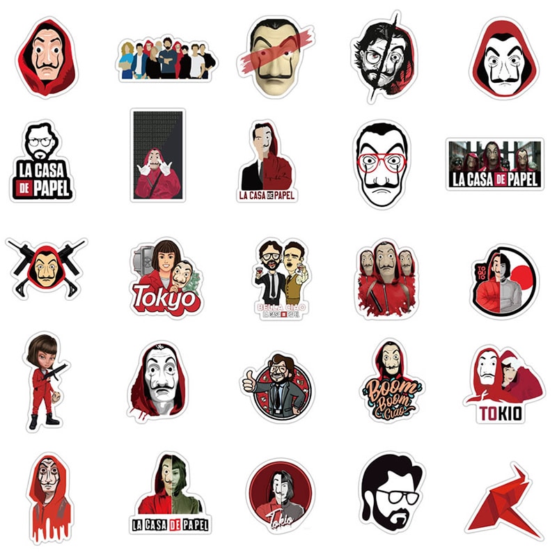 La Casa De Papel Stickers