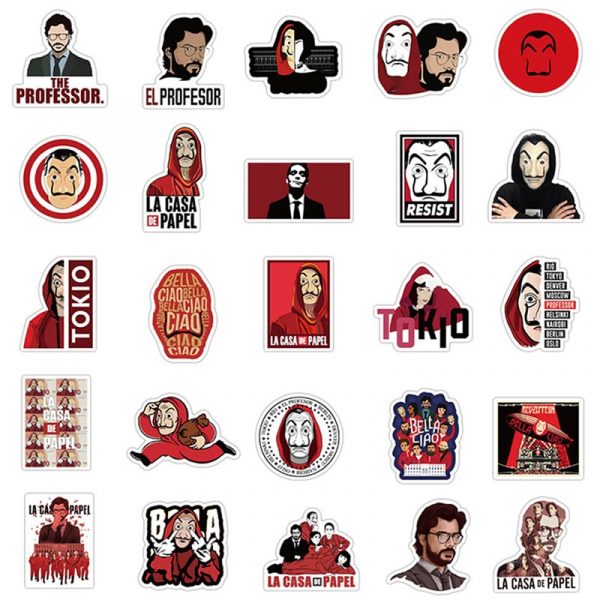 La Casa De Papel Stickers