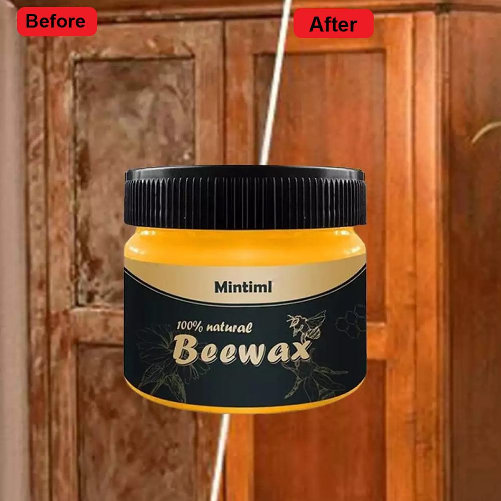 100% Natural 2-in-1 Wood Restoration Beeswax & Furniture Polish