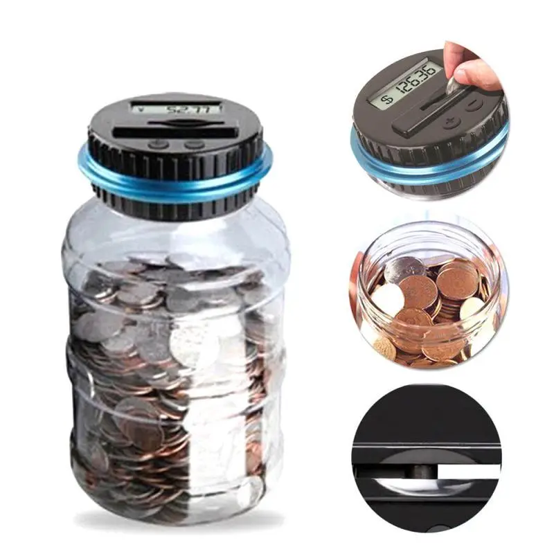 Digital Counting Coin Money Saving Box