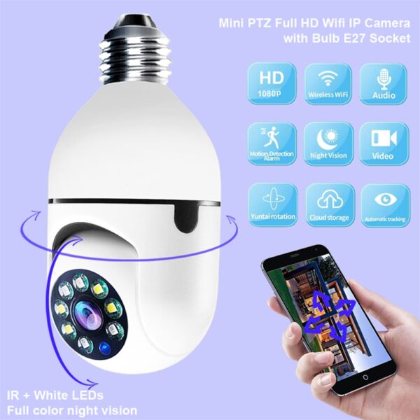 Light Bulb Wireless Security Camera