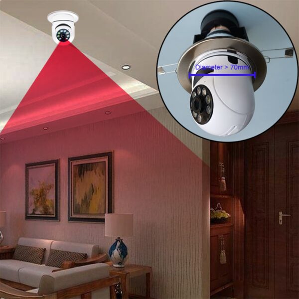 Light Bulb Wireless Security Camera