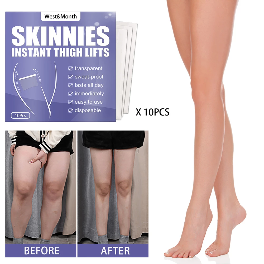 10Pcs Flappy Thigh Skin Tightening Patches