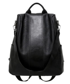 PU Leather Anti Theft Backpack