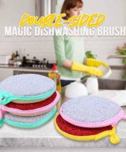 Double-sided Magic Dishwashing Brush