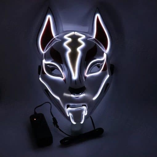 Fox Full Face Neon Mask