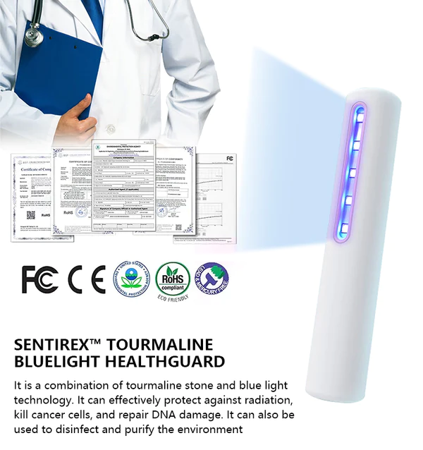 Sentirex Tourmaline BlueLight HealthGuard