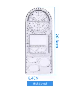 Multifunctional Student Math Ruler