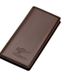 Mens Long Leather Wallet