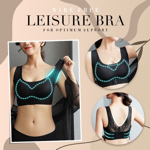 Wireless Lifting Front Buckle Bra