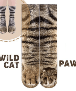 Flurry 3D Animal Paw Socks