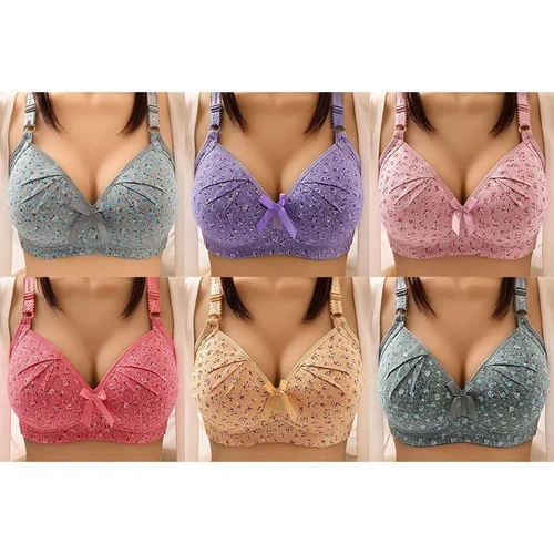 Plus Size Bra Women Underwear Wire Comfort Soft Thin Breathable