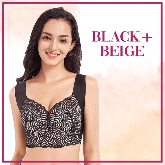 Seamless Lacey Lifting Bra