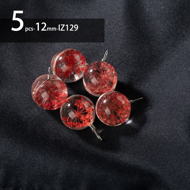 Hand-made Glass Flower Beads