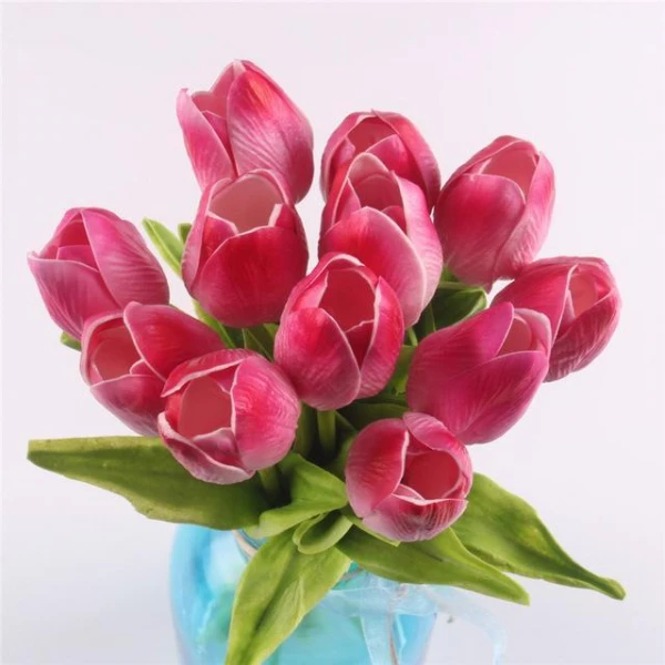 12 Real Touch Tulip Bouquet