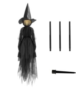 Voice Control Halloween Witch Decoration Light Set