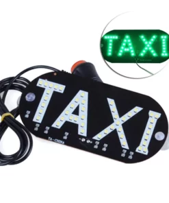 Taxi Light With Switch Cigarette Lighter