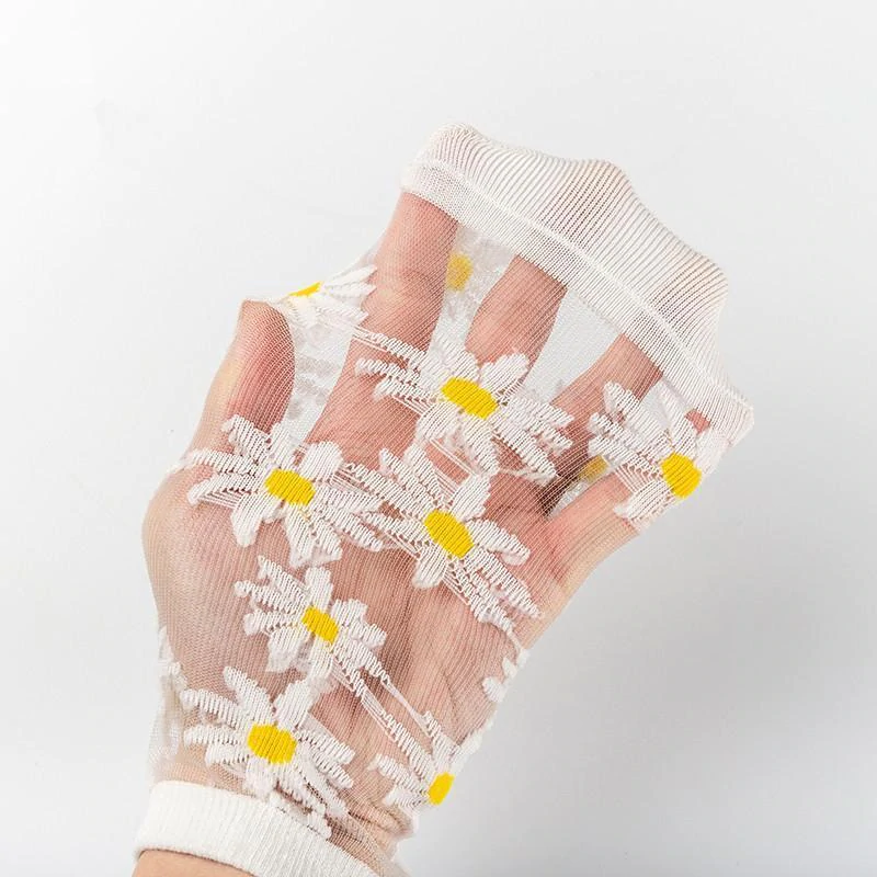 Translucent Daisy Socks