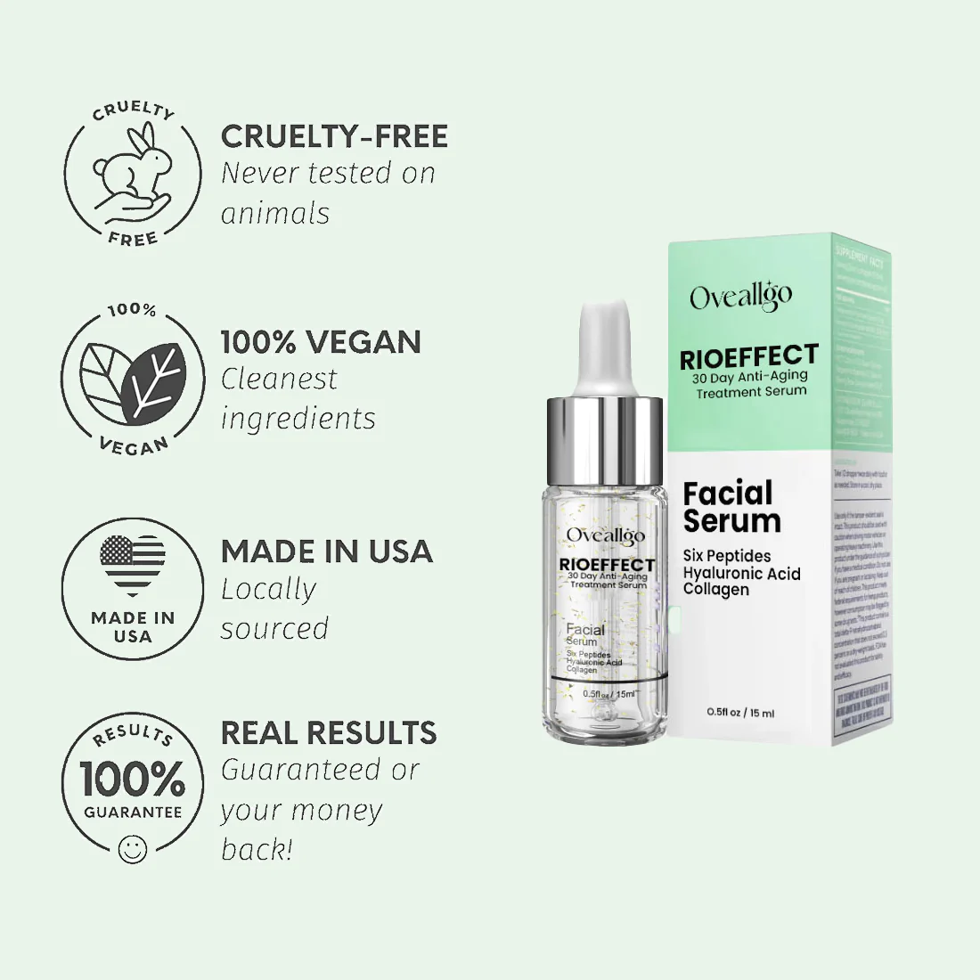 Oveallgo RIOEFFECT 30 Day Anti-Aging Treatment Serum