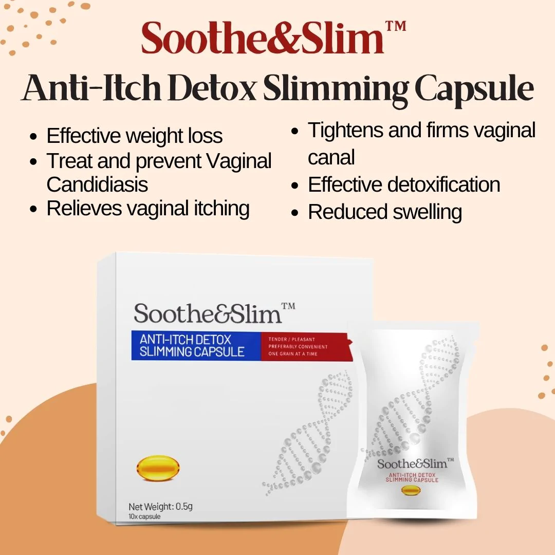 Anti-Itch Detox Slimming Natural Plant Extract Capsules