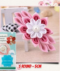 DIY Kanzashi Flower Template