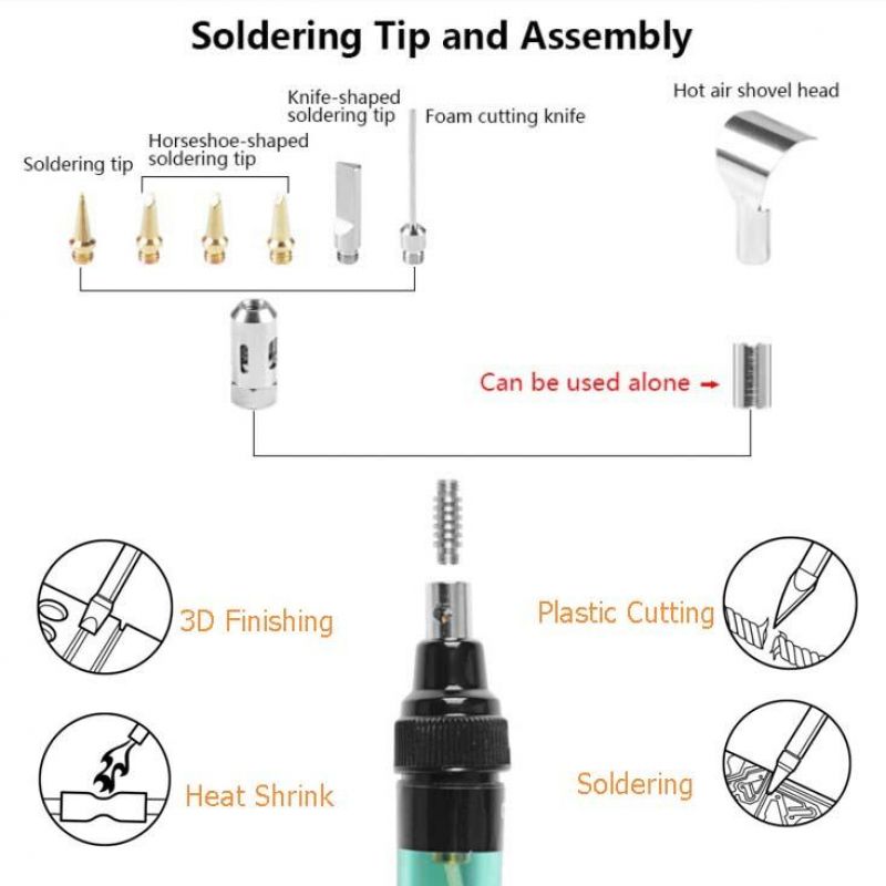 Multi-Function Gas Soldering Iron Set