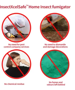 InsectXcelSafe Home Insect fumigator