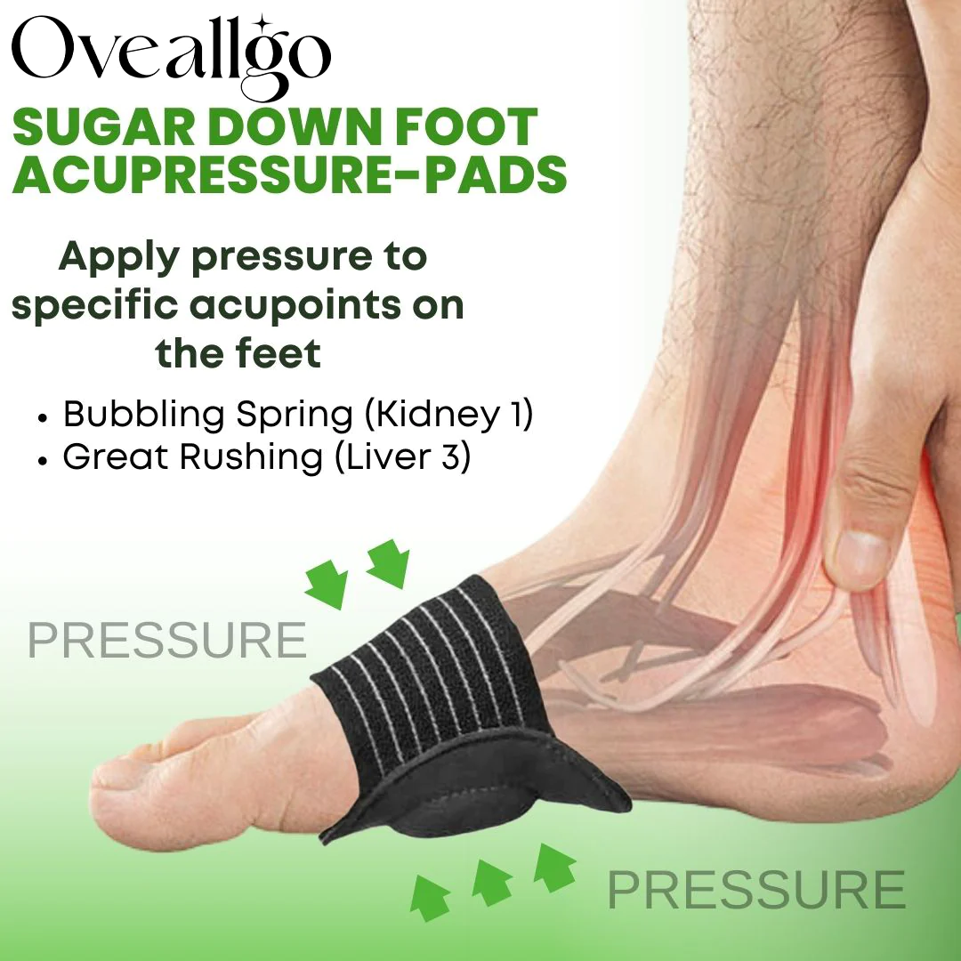 Oveallgo Sugar Down Foot Acupressure-Pads Pro