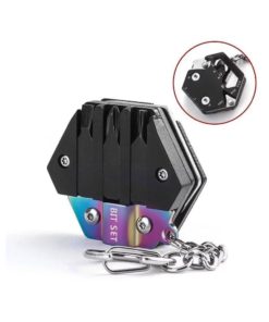 Multifunctional Hexagonal EDC Keychain