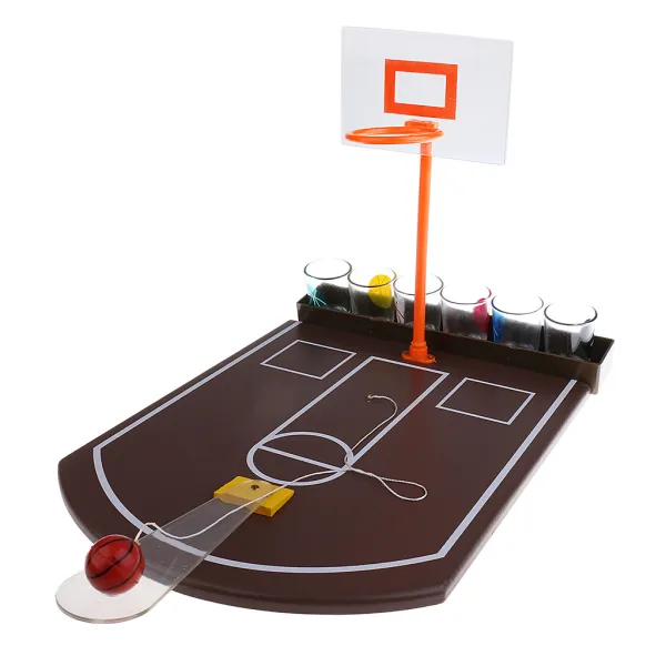 Mini Glass Basketball Table Drinking Game