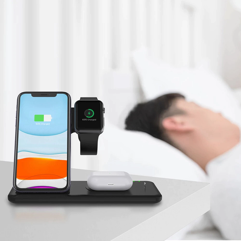 3 in 1 Wireless Charging Station