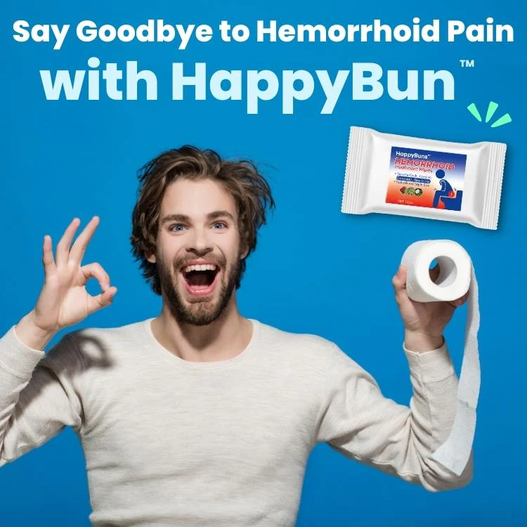 HappyBuns Hemorrhoid Treatment Wipes