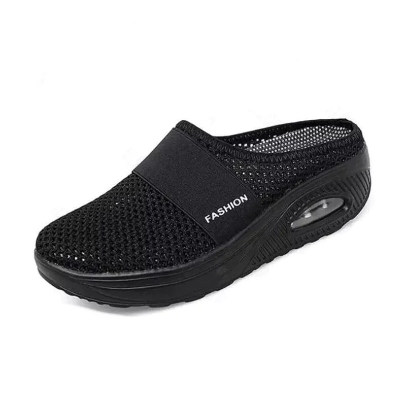 Air Cushion Slip-On Flat Sandals