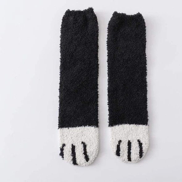 Cozy Cat Paw Fleece Socks