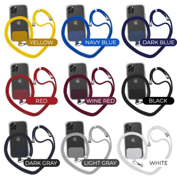 Universal Crossbody Nylon Patch Phone Lanyards