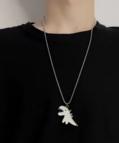 Cartoon Dinosaur Pendant Necklace