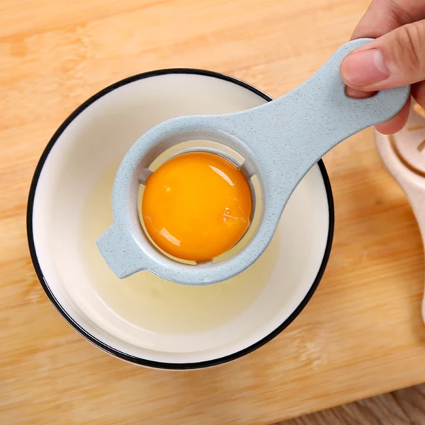 Wheat Straw Handheld Egg Yolk Separator Tool