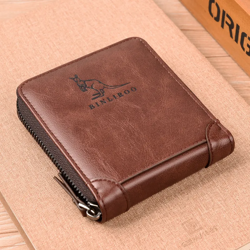 Anti Theft Kangaroo Leather Wallet