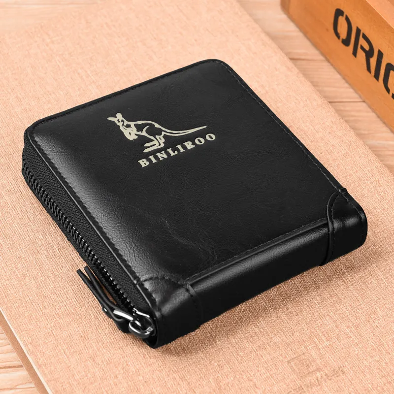 Anti Theft Kangaroo Leather Wallet