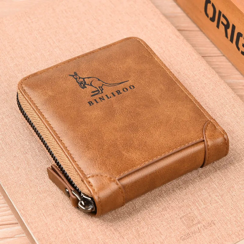 Anti Theft Kangaroo Leather Wallet