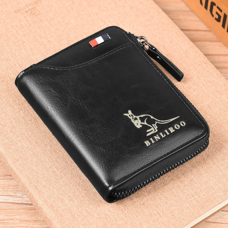 Anti Theft Kangaroo Leather Wallet