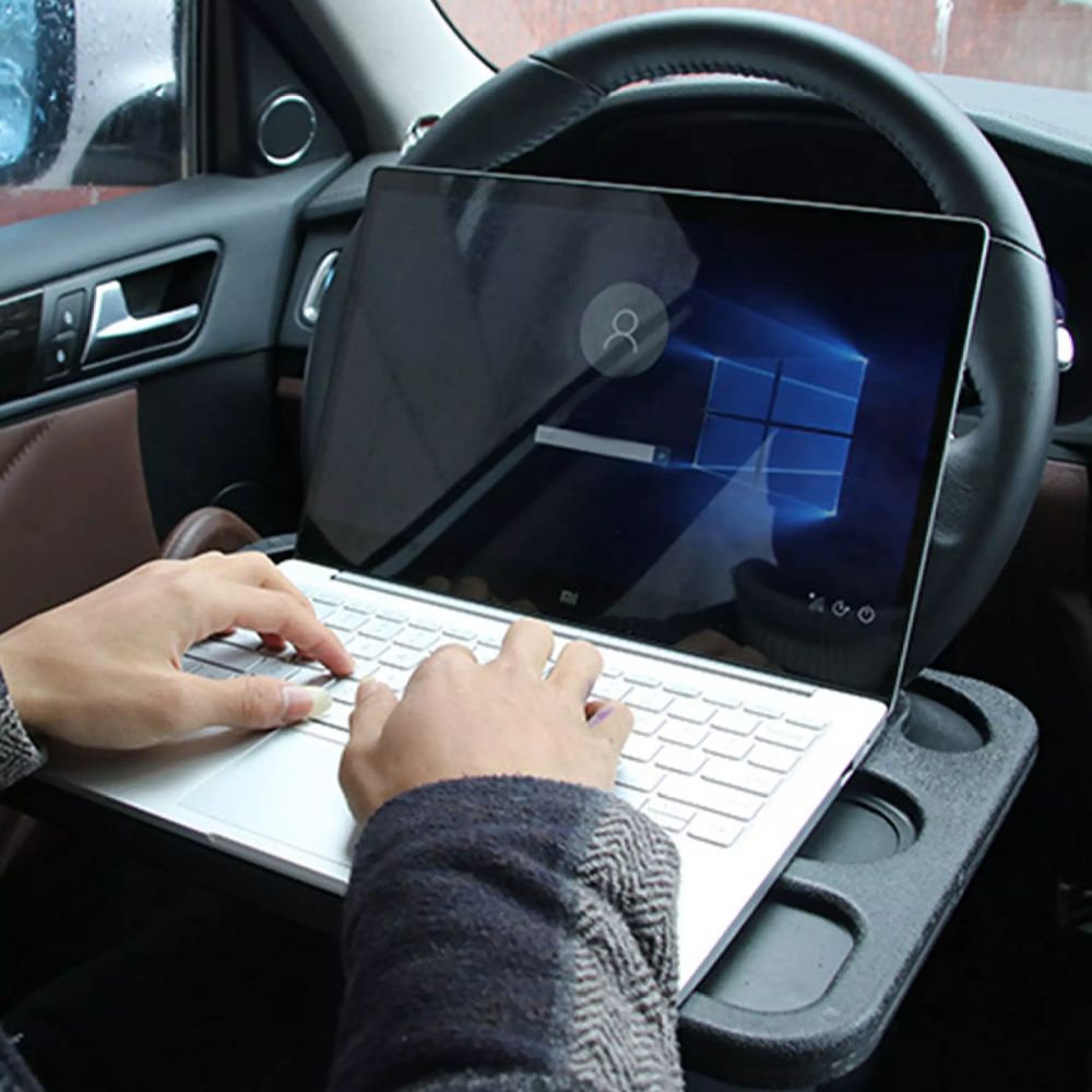 Car Steering Wheel Tray For Laptop & Food