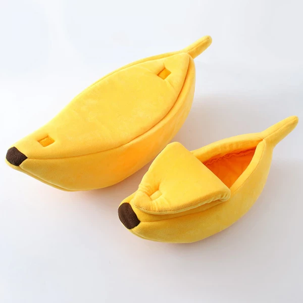 Cotton Banana Cat Bed