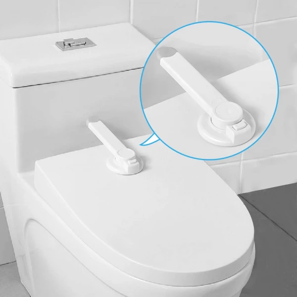 ABS + TPE Toilet Seat Lock For Inquisitive Toddlers