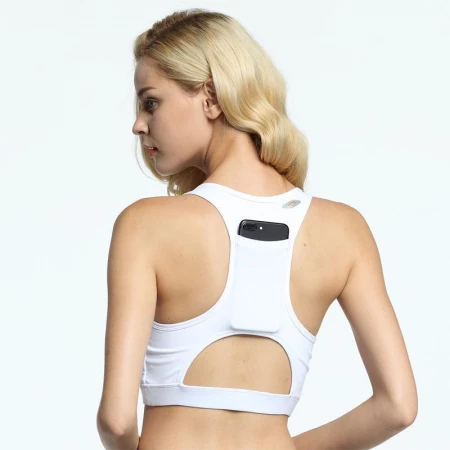 Hands Free Sports Bra With Pocket