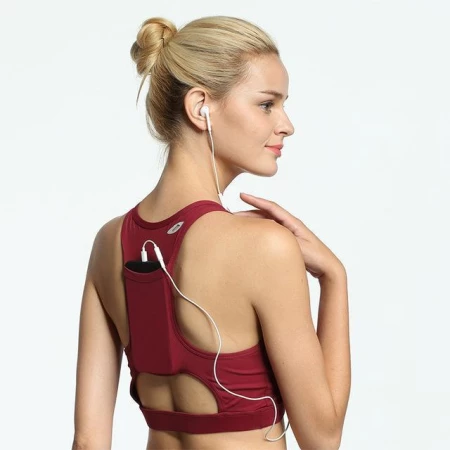 Hands Free Sports Bra With Pocket