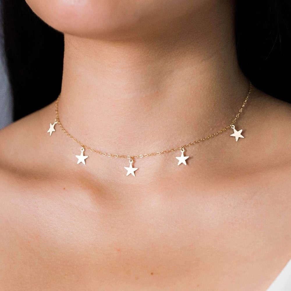 Dainty Star Necklace Choker