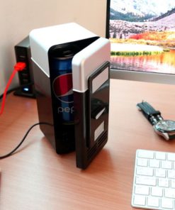 Mini USB Desktop Fridge  Can Cooler & Drink Warmer