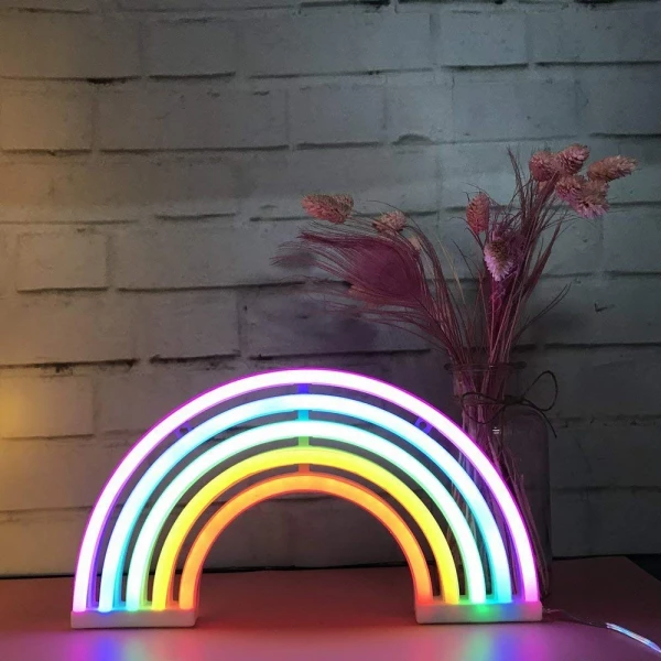 LED Rainbow Neon Sign